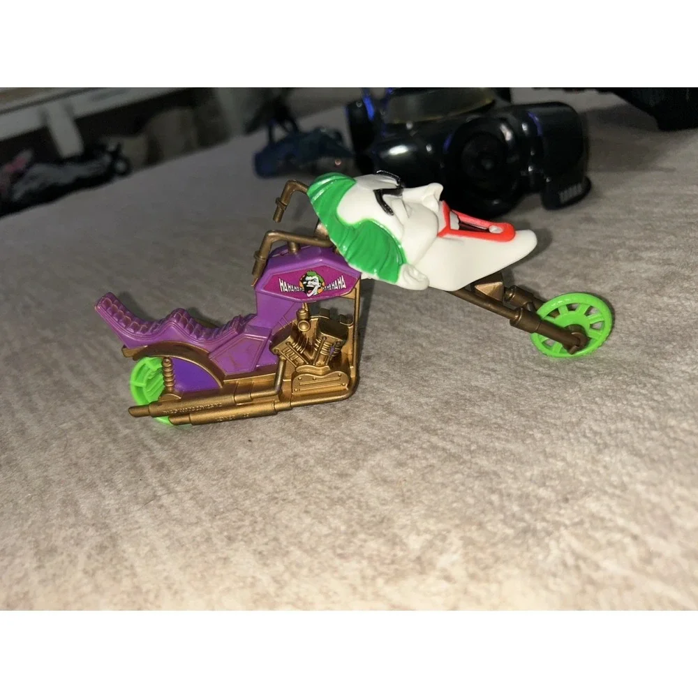 Kenner Joker Cycle + Face Missile Vintage Batman DC Comics Toy Motorcycle 1990